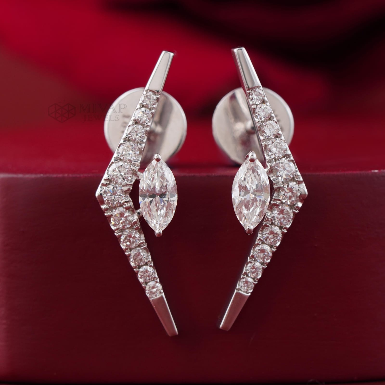 Marquise Lab Grown Diamond Earrings