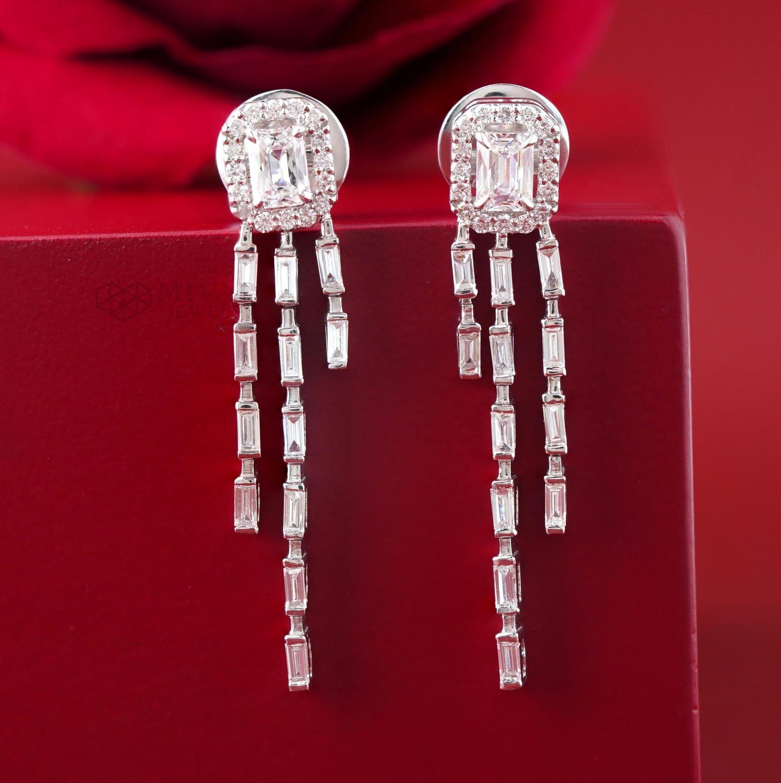 Lab Grown Diamond Dangle Earrings